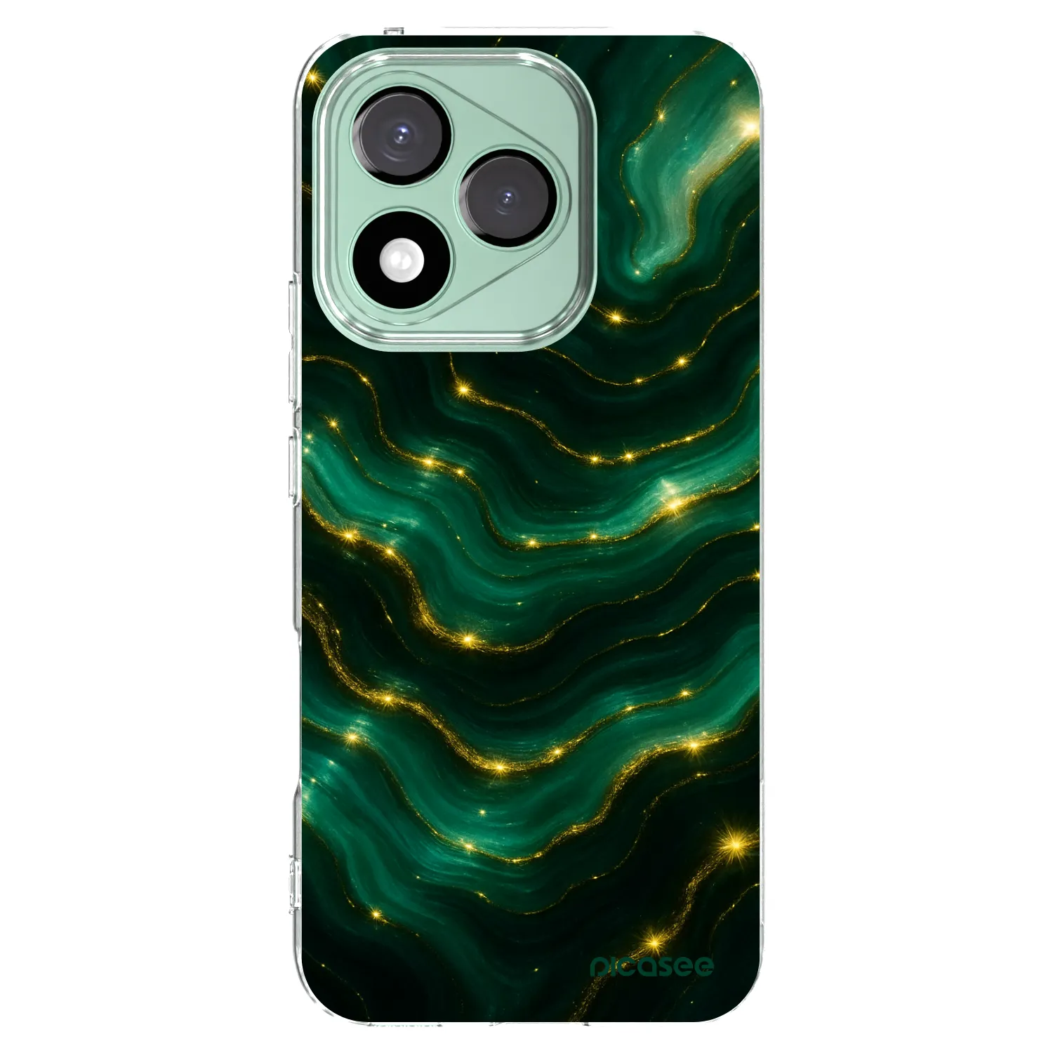 Picasee silikonový průhledný obal pro Honor 400 Lite 5G - Emerald