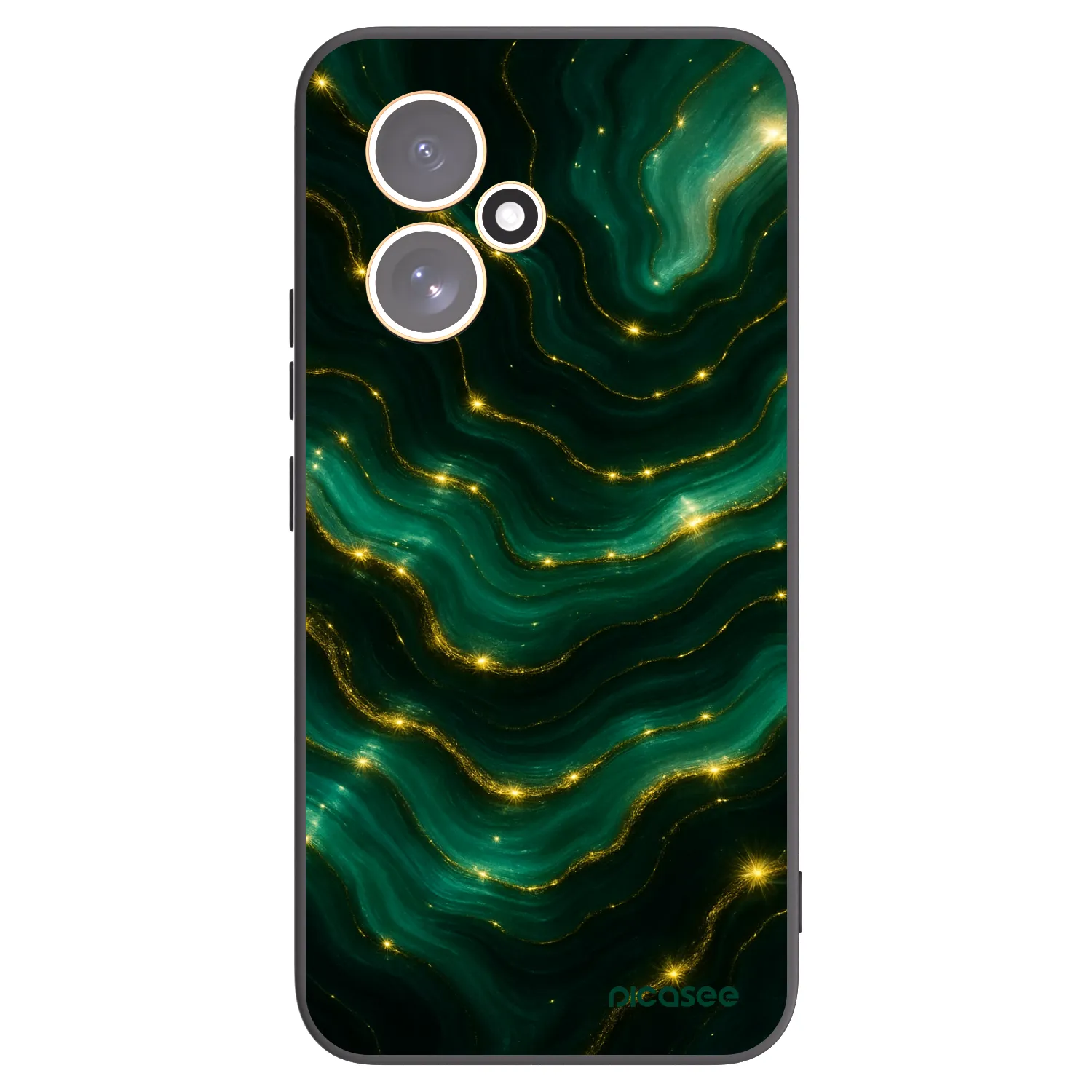 Picasee silikonový černý obal pro Honor 400 5G - Emerald