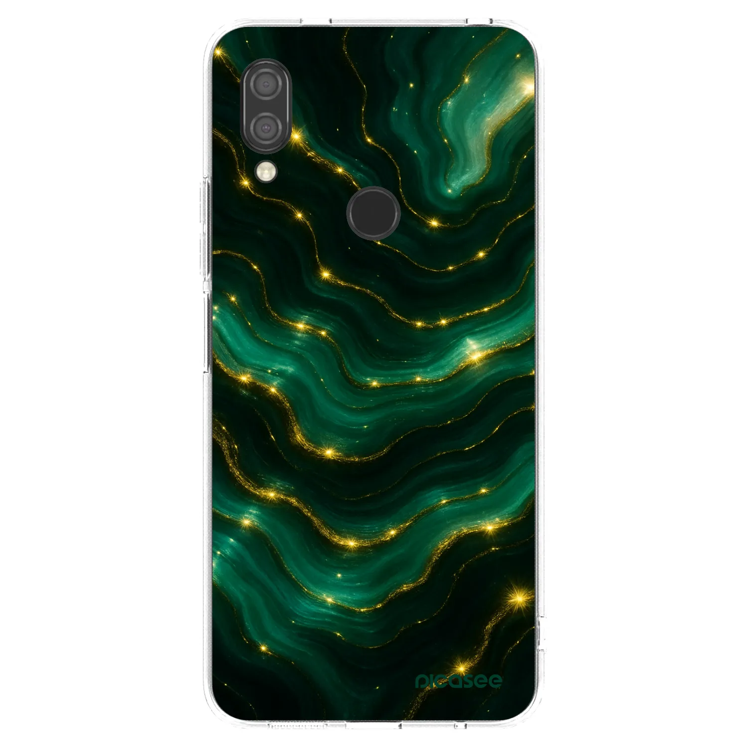 Picasee silikonový průhledný obal pro Xiaomi Redmi 7 - Emerald
