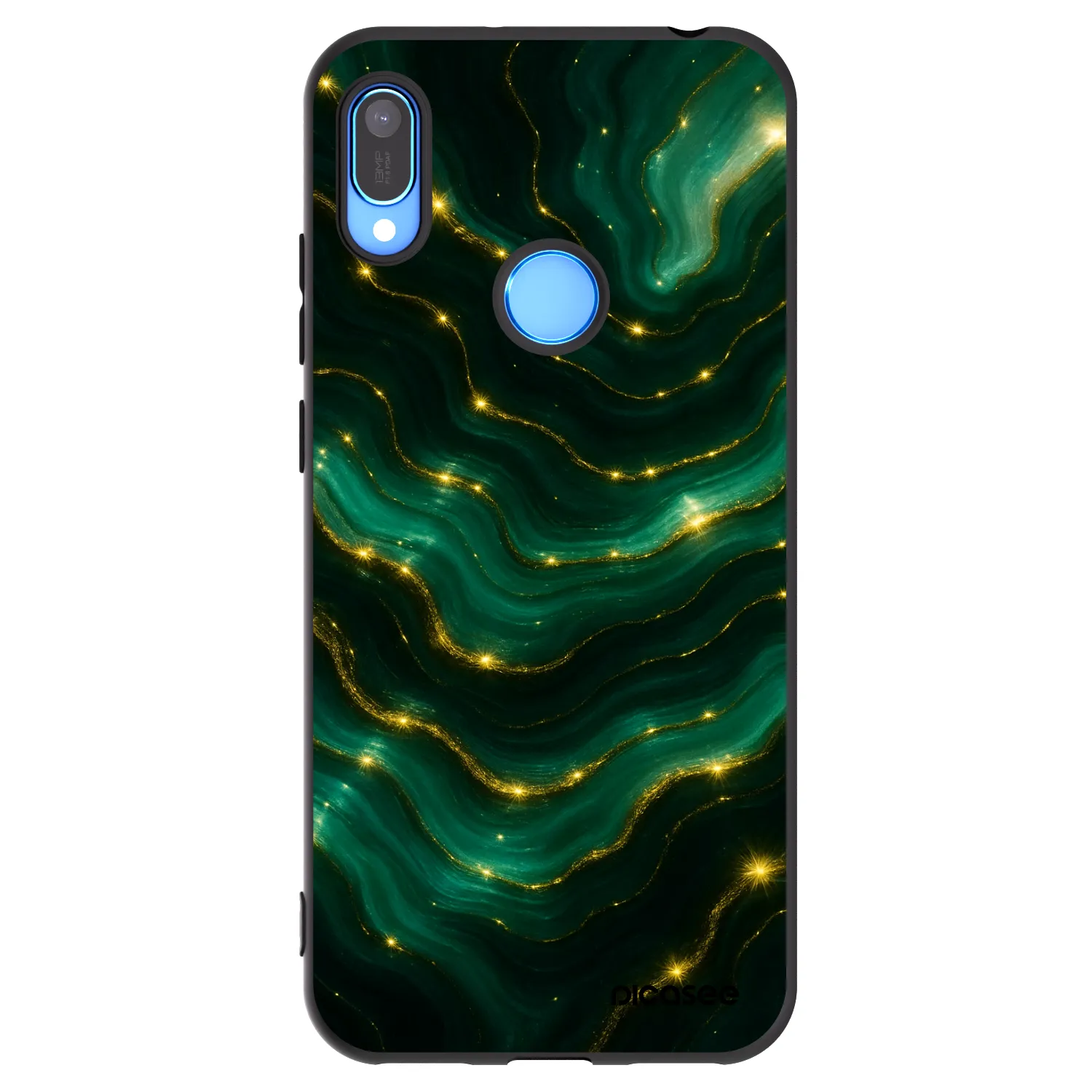 Picasee silikonový černý obal pro Huawei Y6 2019 - Emerald