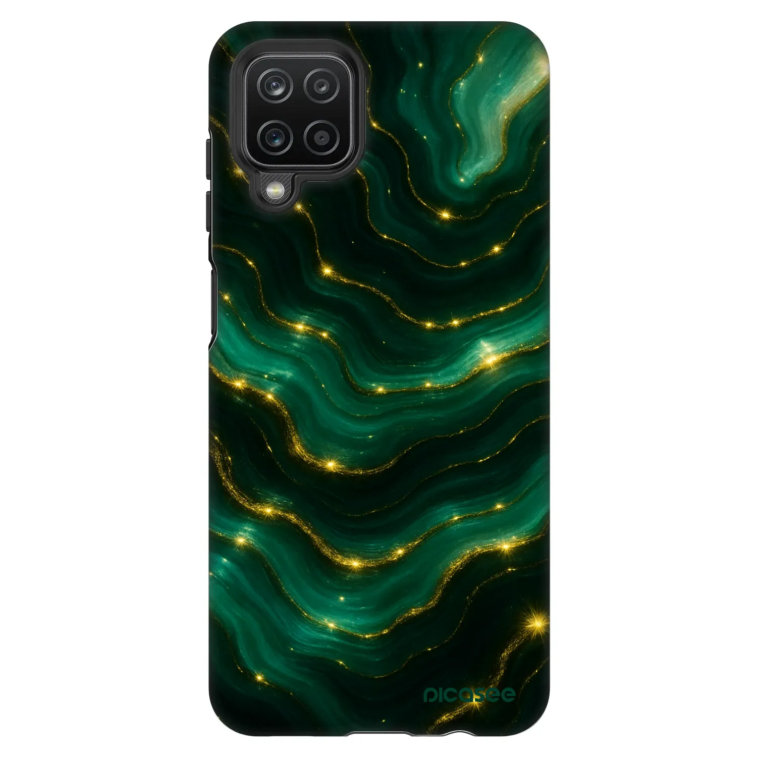 Picasee Fashion Case pro Samsung Galaxy A12 A125F - Emerald