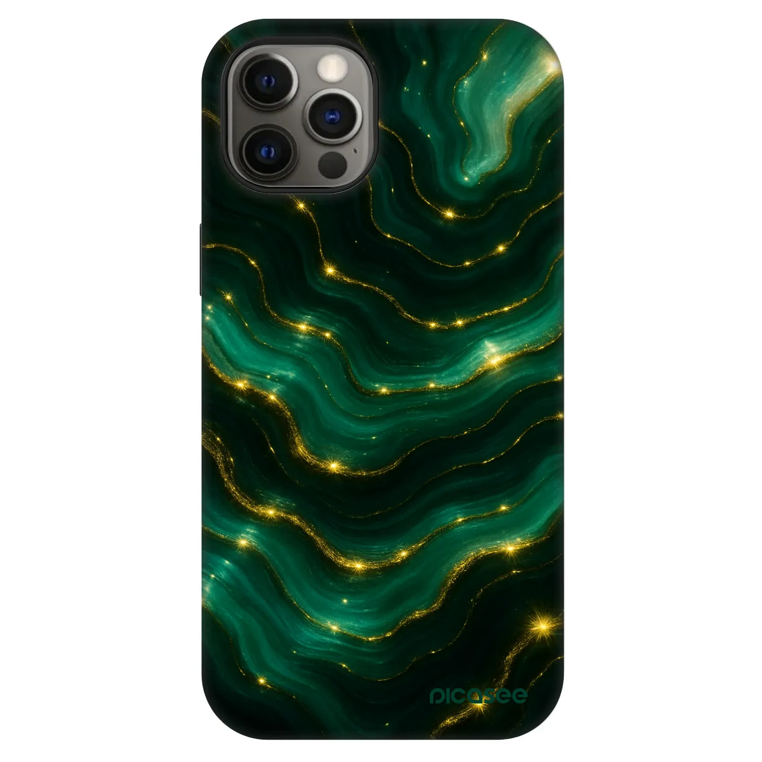 Picasee Fashion Case MagSafe Apple iPhone 12 - Emerald