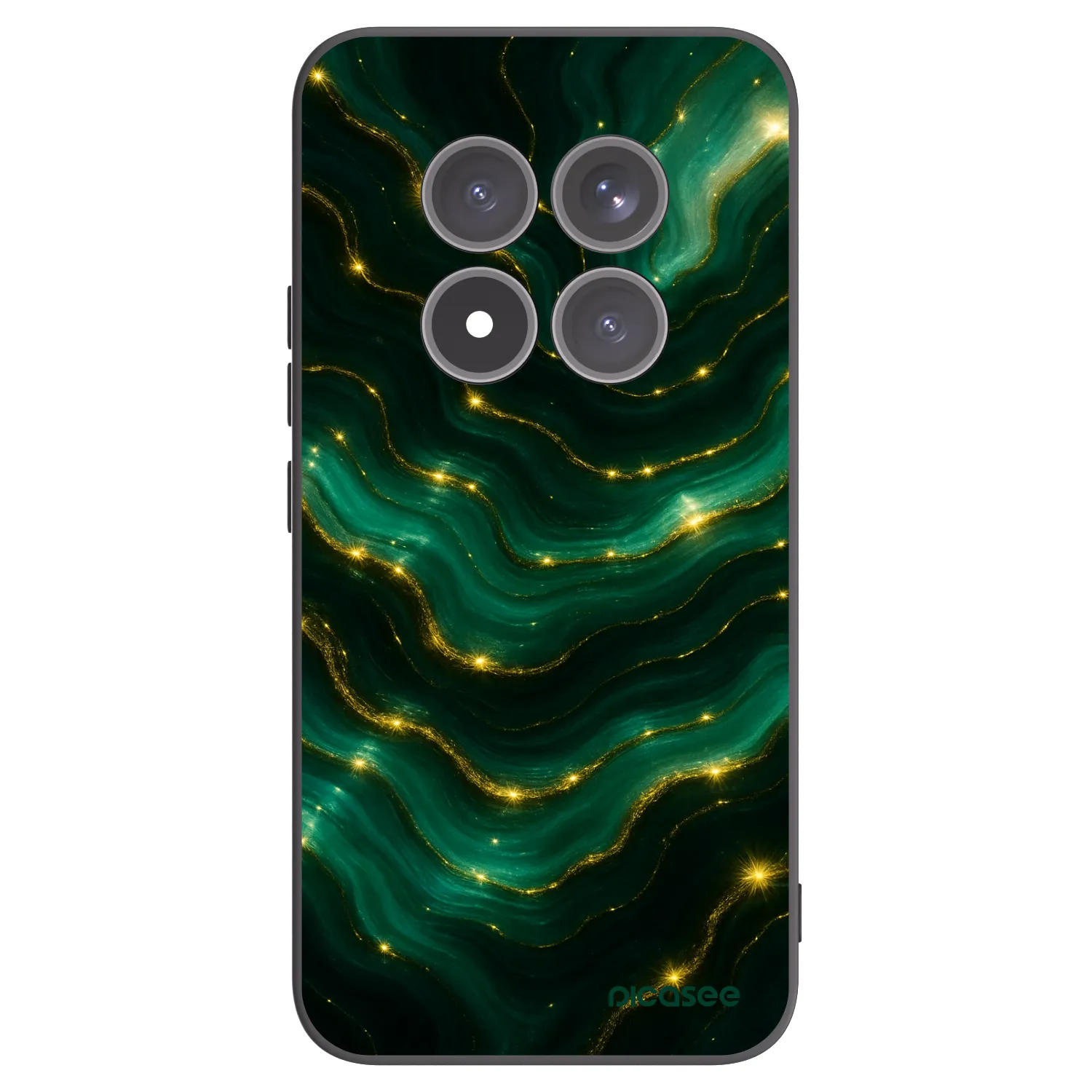 Picasee silikonový černý obal pro Xiaomi Redmi Note 15 Pro+ - Emerald