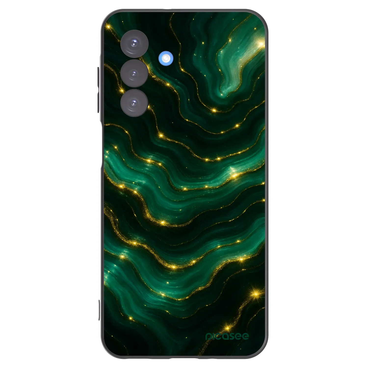 Picasee silikonový černý obal pro Samsung Galaxy A17 5G - Emerald