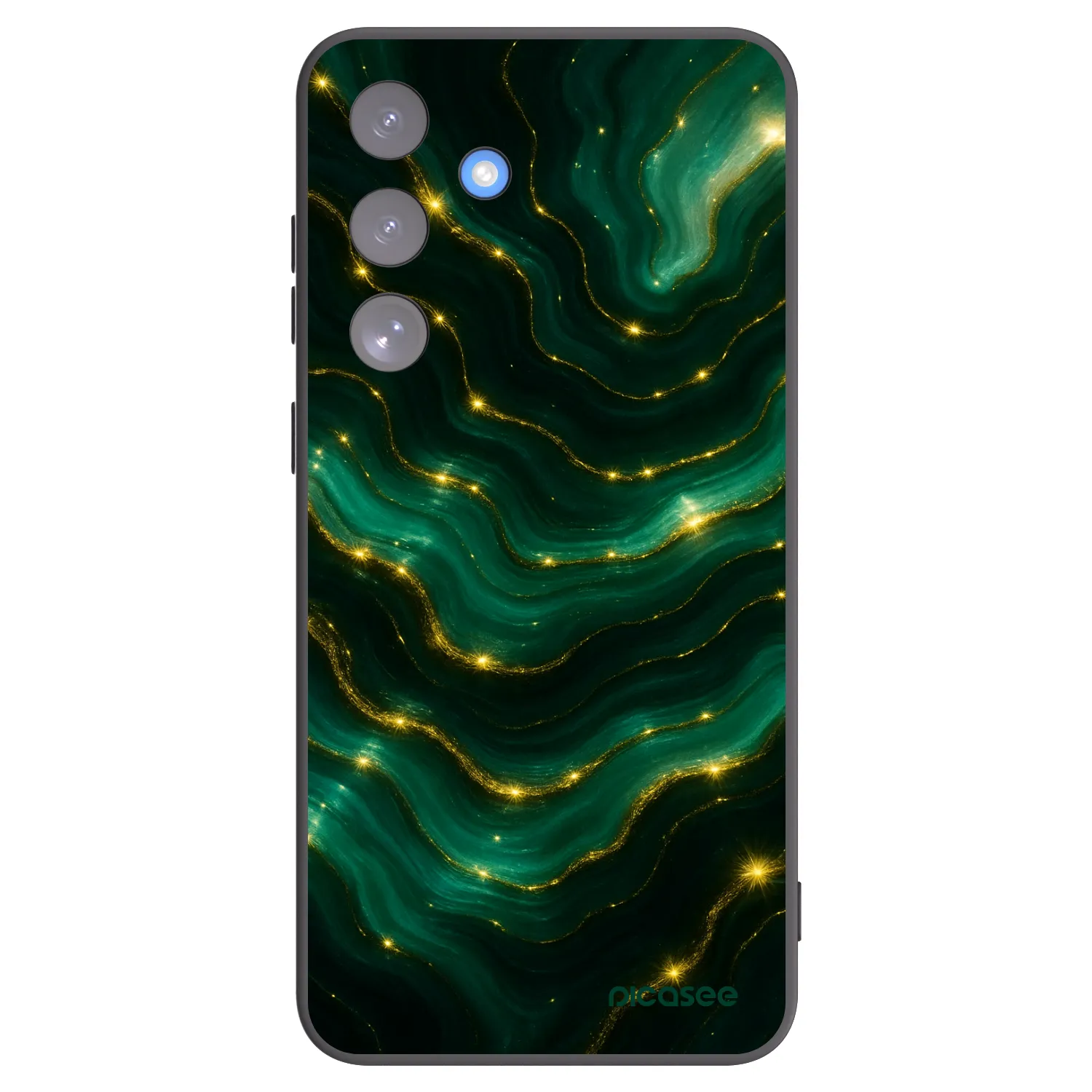 Picasee silikonový černý obal pro Samsung Galaxy S25 FE 5G - Emerald