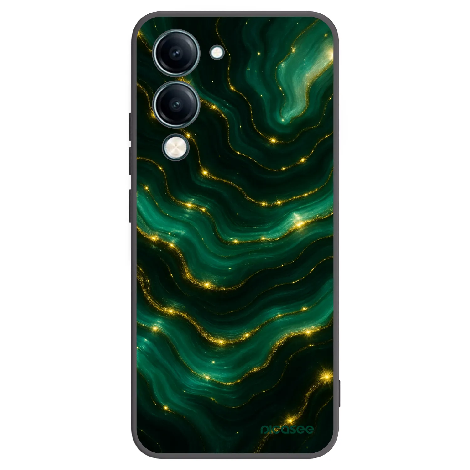 Picasee silikonový černý obal pro Vivo Y29s 5G - Emerald