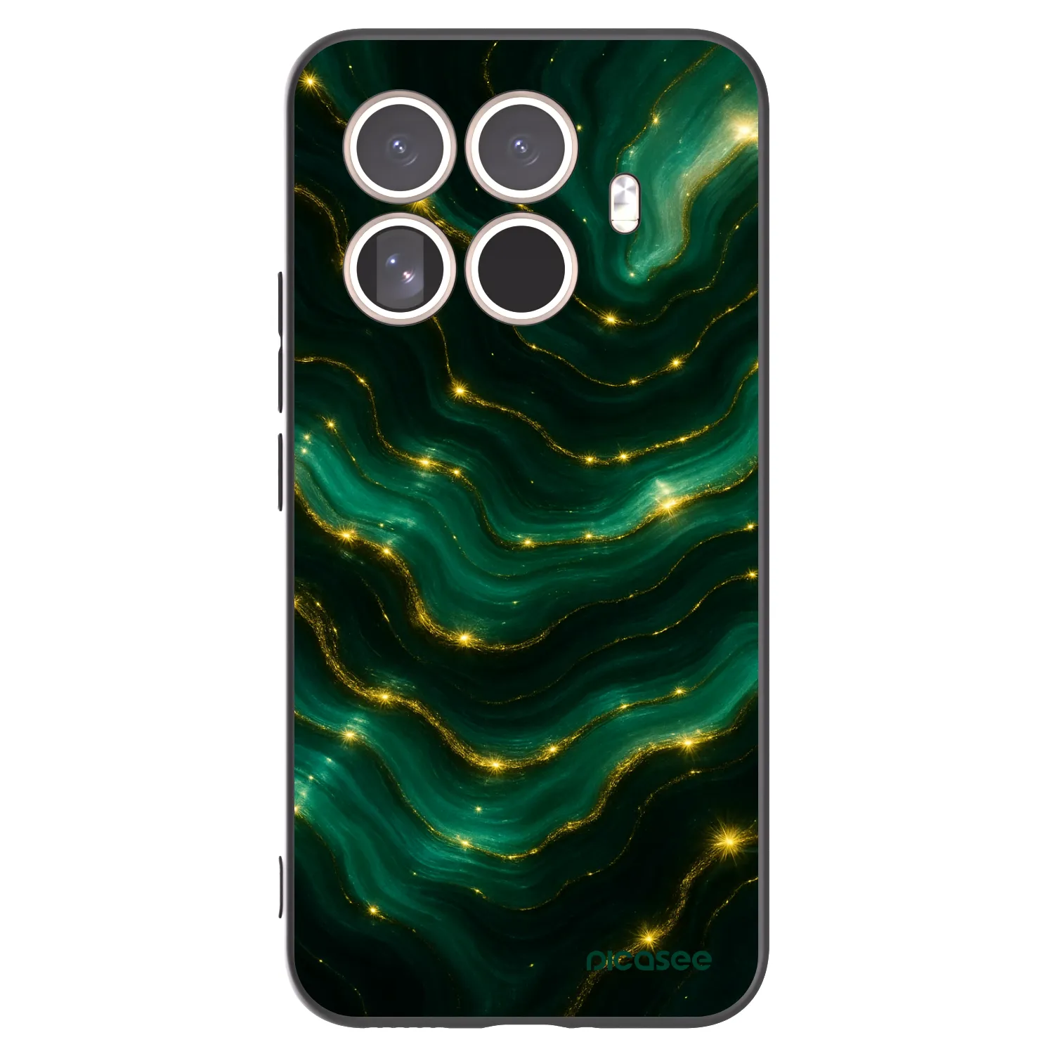Picasee silikonový černý obal pro Xiaomi 15T Pro - Emerald