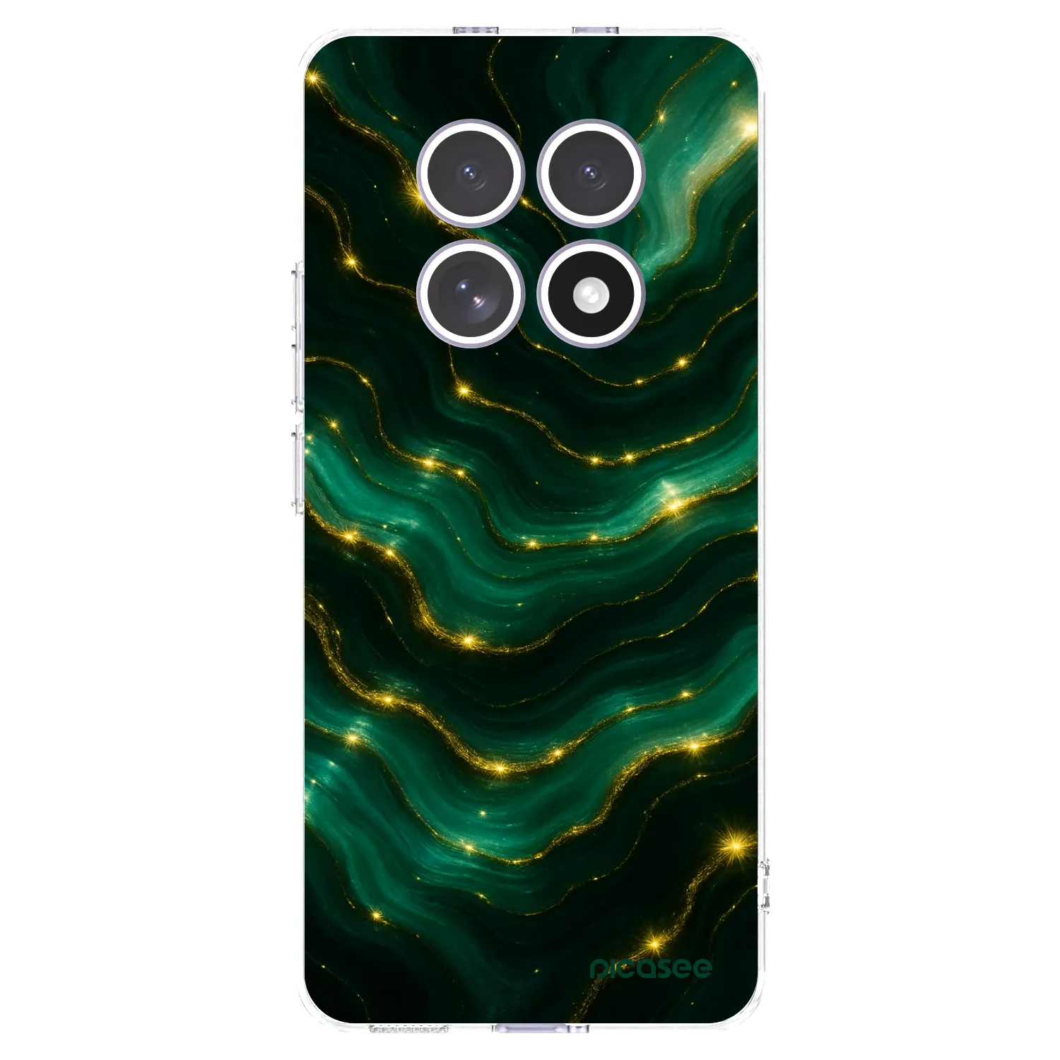 Picasee silikonový průhledný obal pro Xiaomi Redmi Note 15 - Emerald