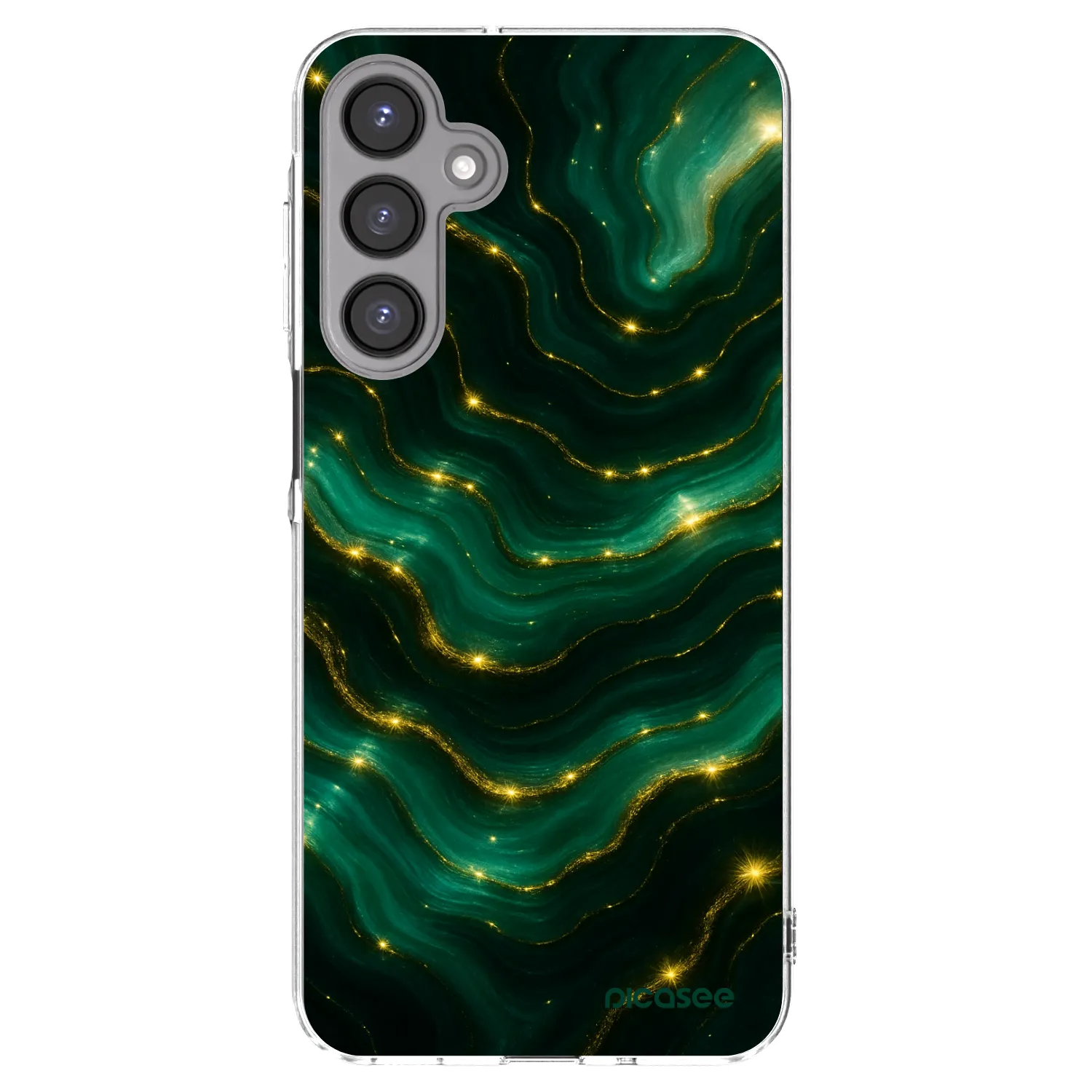 Picasee silikonový průhledný obal pro Samsung Galaxy A16 4G - Emerald