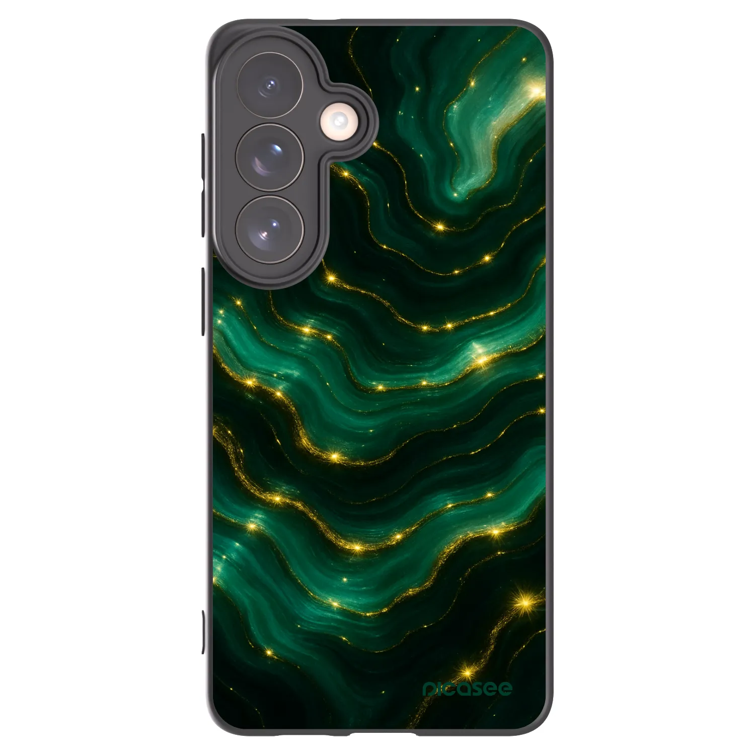 Picasee silikonový černý obal pro Samsung Galaxy S26+ - Emerald
