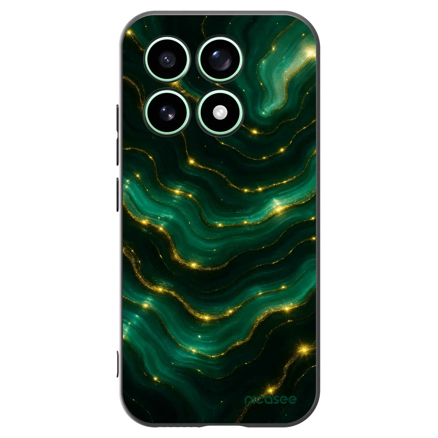 Picasee silikonový černý obal pro Xiaomi 17 - Emerald
