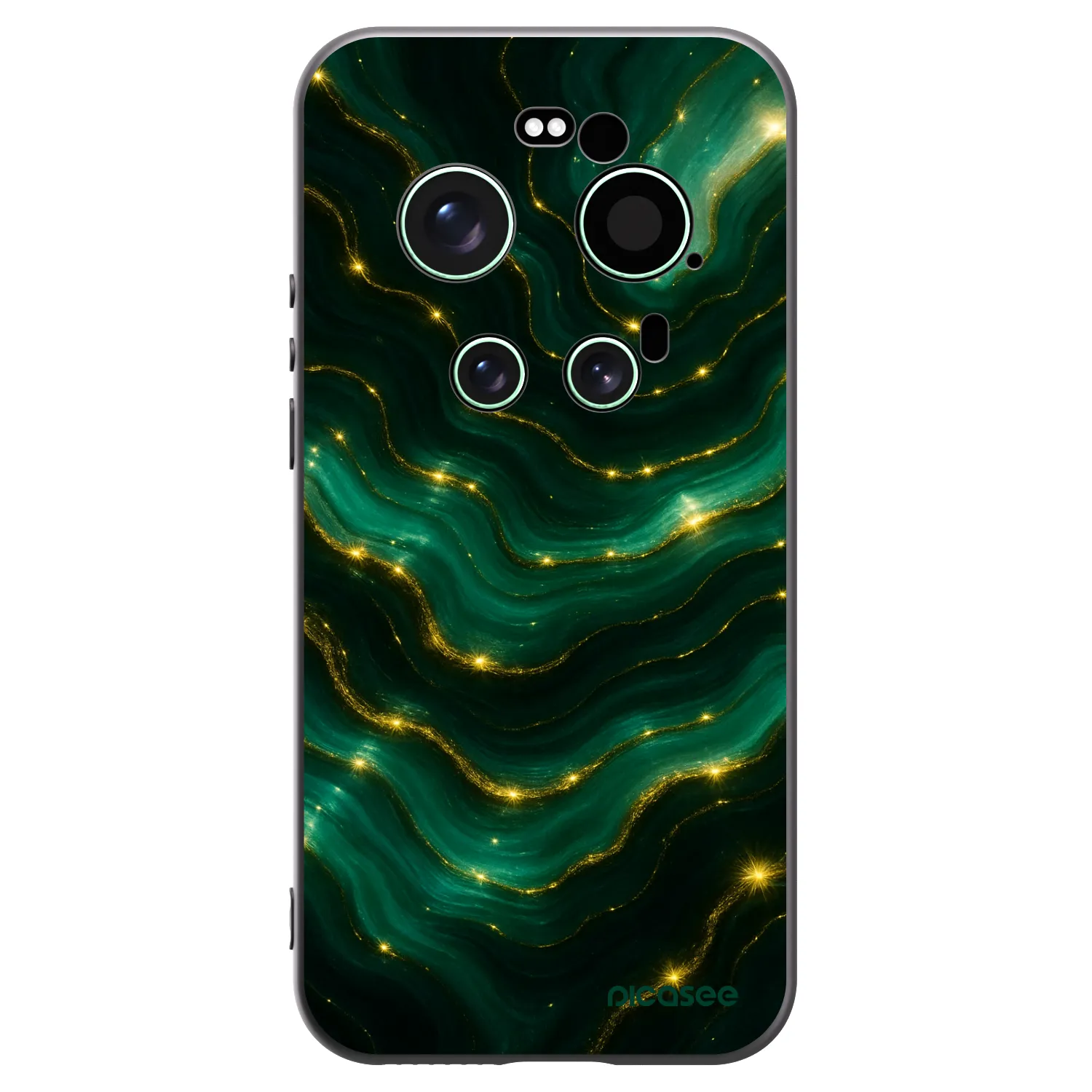 Picasee silikonový černý obal pro Xiaomi 17 Ultra - Emerald