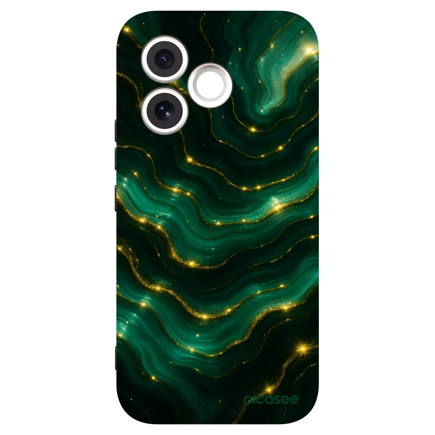 Picasee silikonový černý obal pro Honor 600 Lite - Emerald