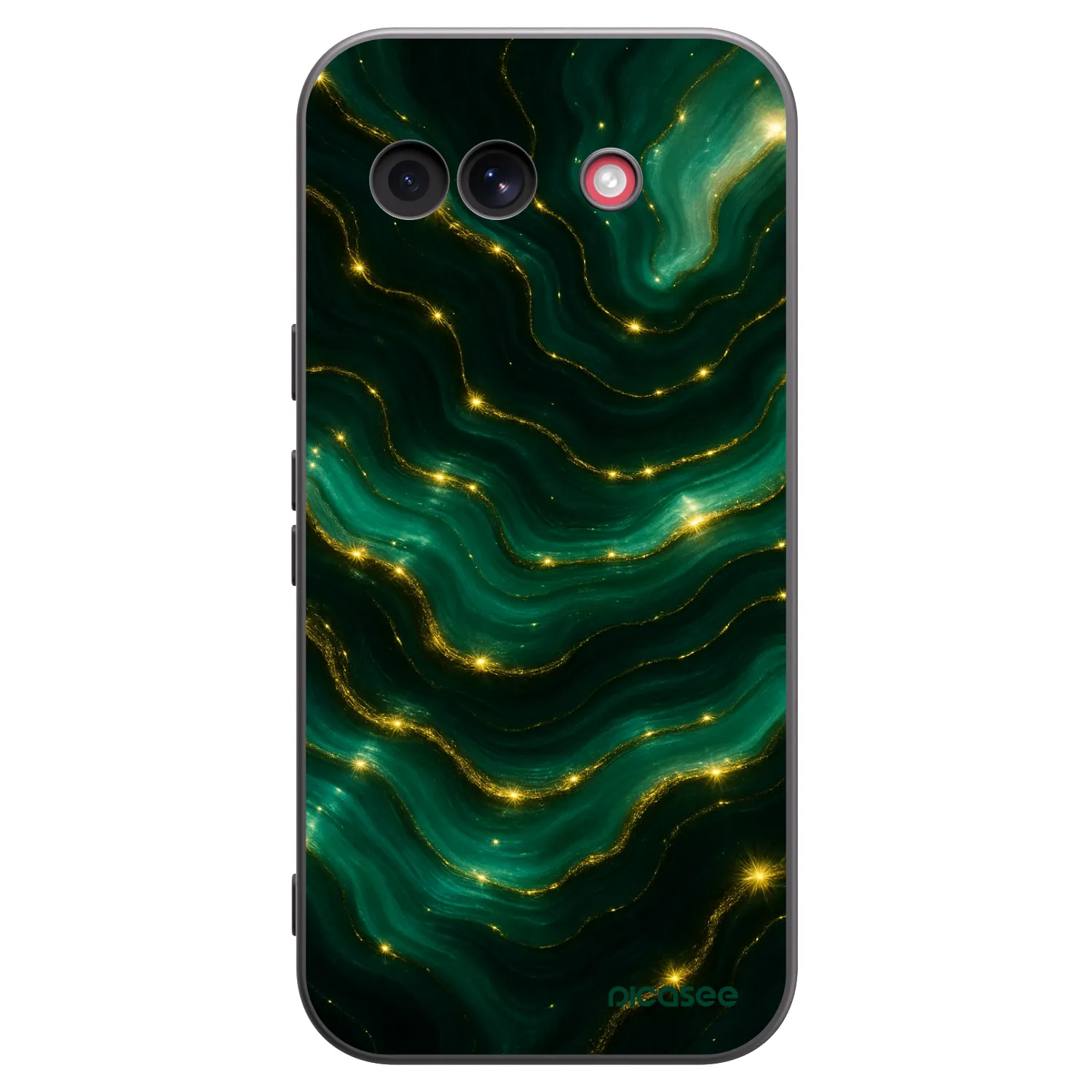 Picasee silikonový černý obal pro Google Pixel 10a - Emerald