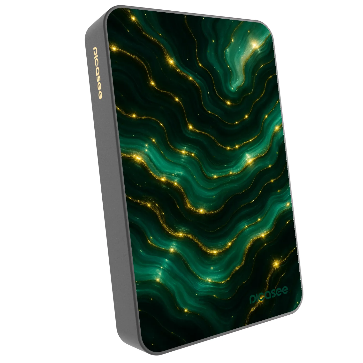Picasee Powerbanka s MagSafe 10 000 mAh Šedá - Emerald
