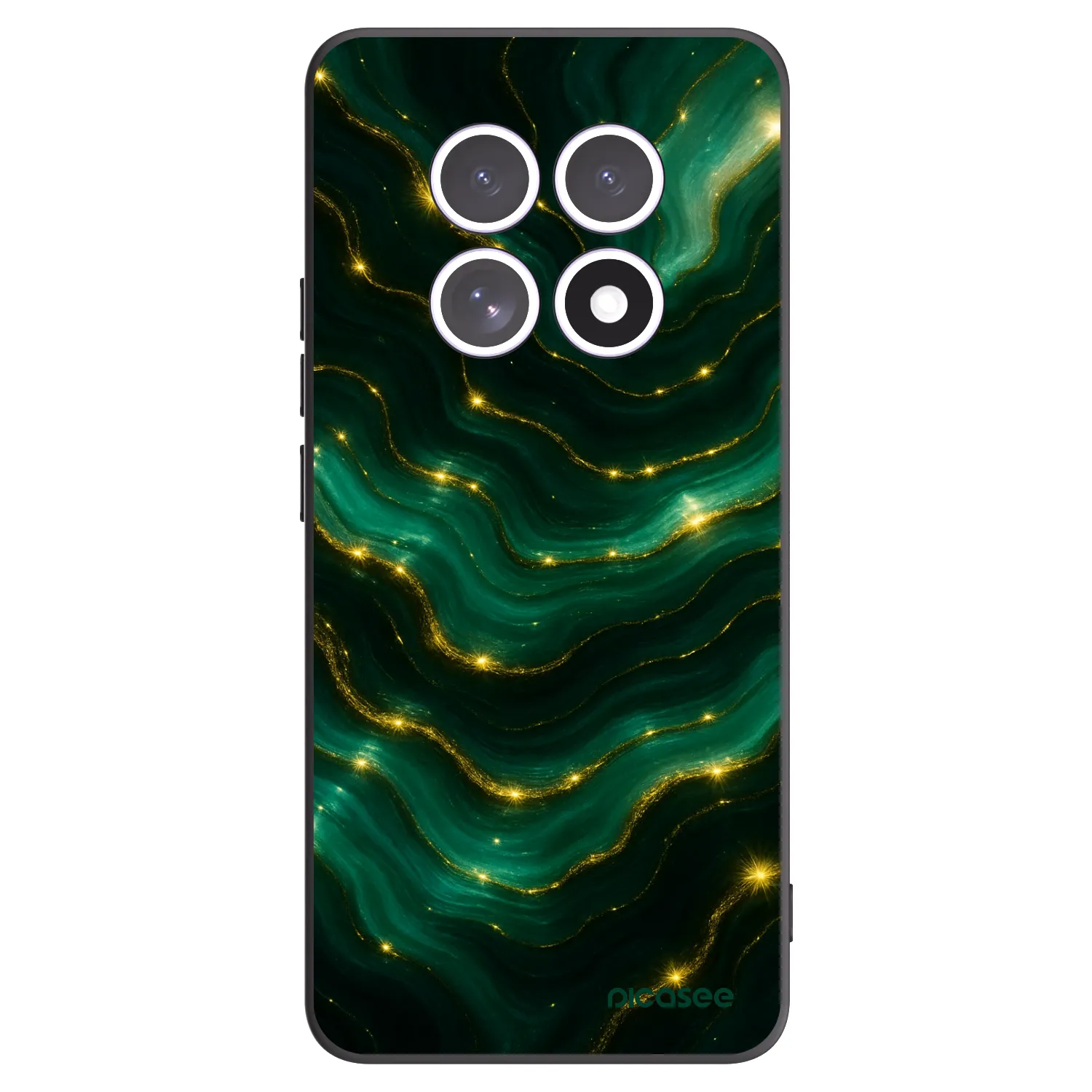 Picasee silikonový černý obal pro Xiaomi Redmi Note 15 5G - Emerald