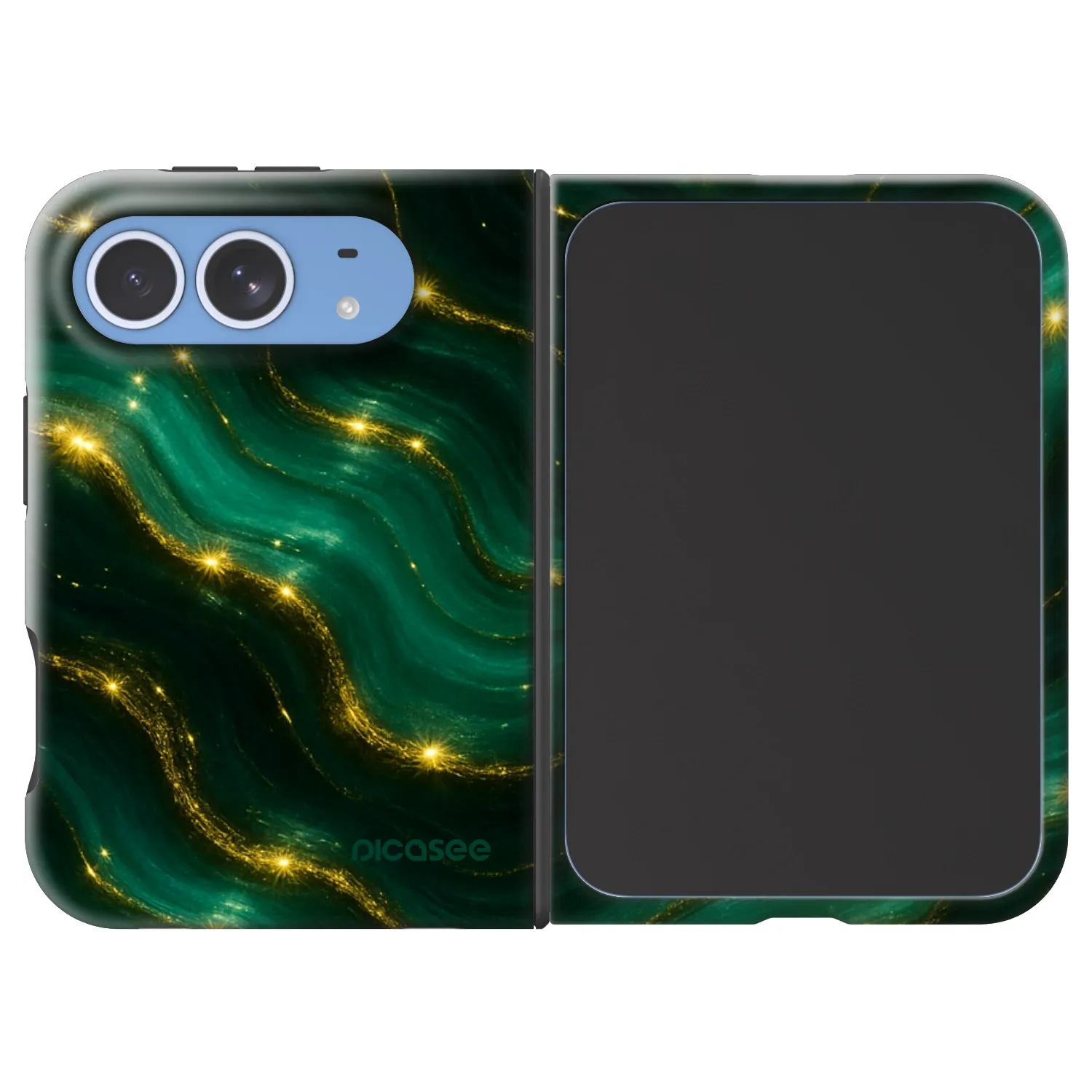 Picasee Fashion Case MagSafe Apple iPhone Duo - Emerald