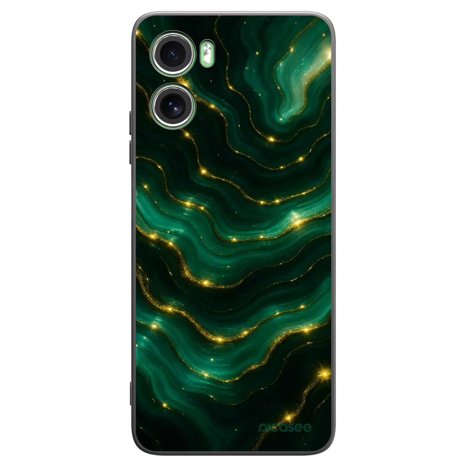 Picasee silikonový černý obal pro Motorola Moto G06 - Emerald