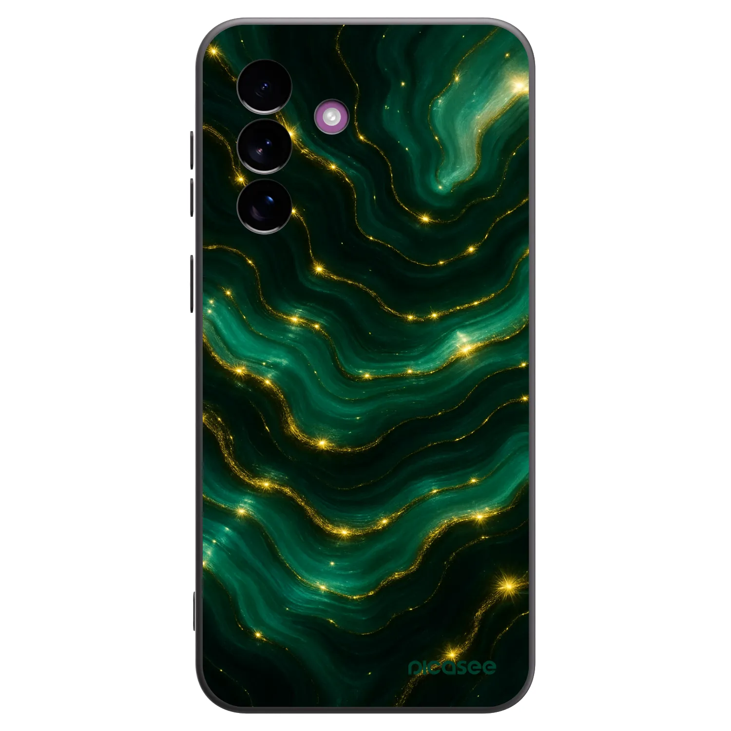 Picasee silikonový černý obal pro Samsung Galaxy A37 - Emerald