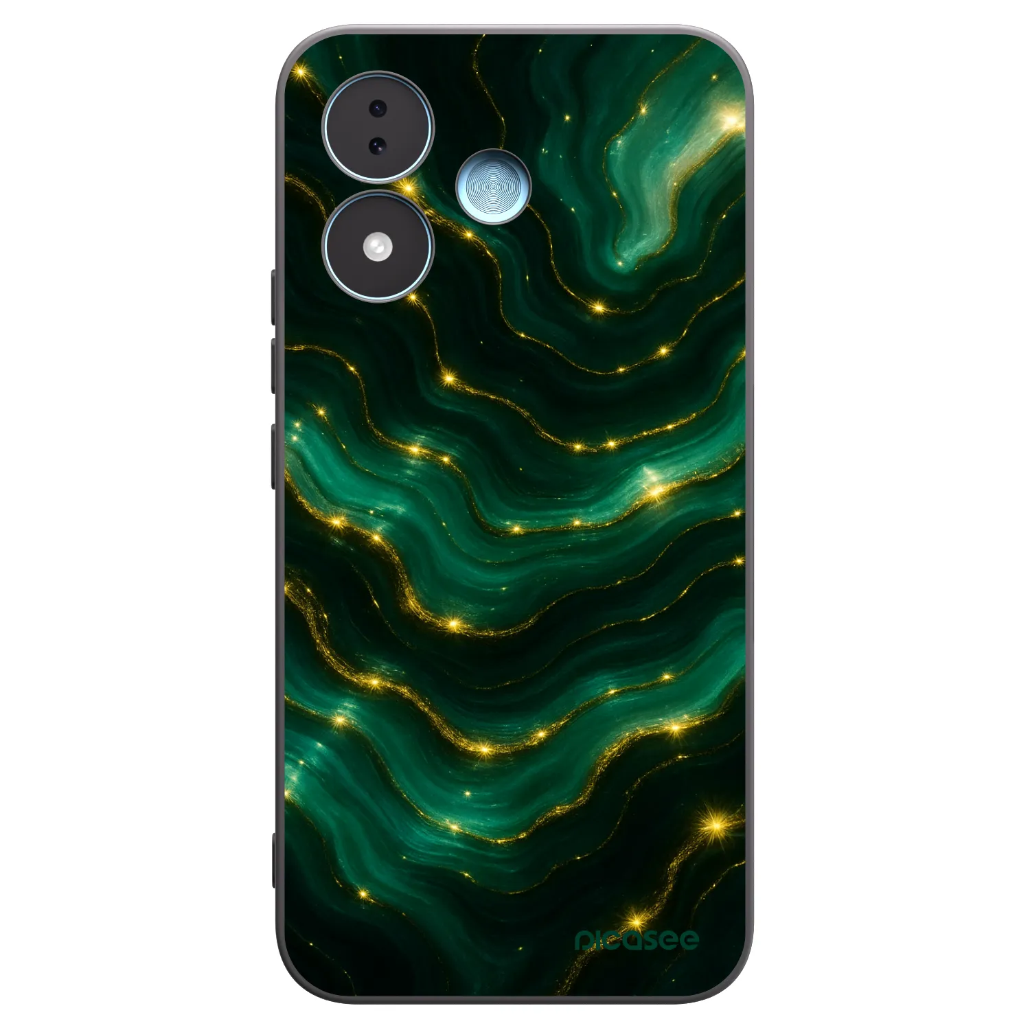 Picasee silikonový černý obal pro Xiaomi Redmi Note 17 5G - Emerald