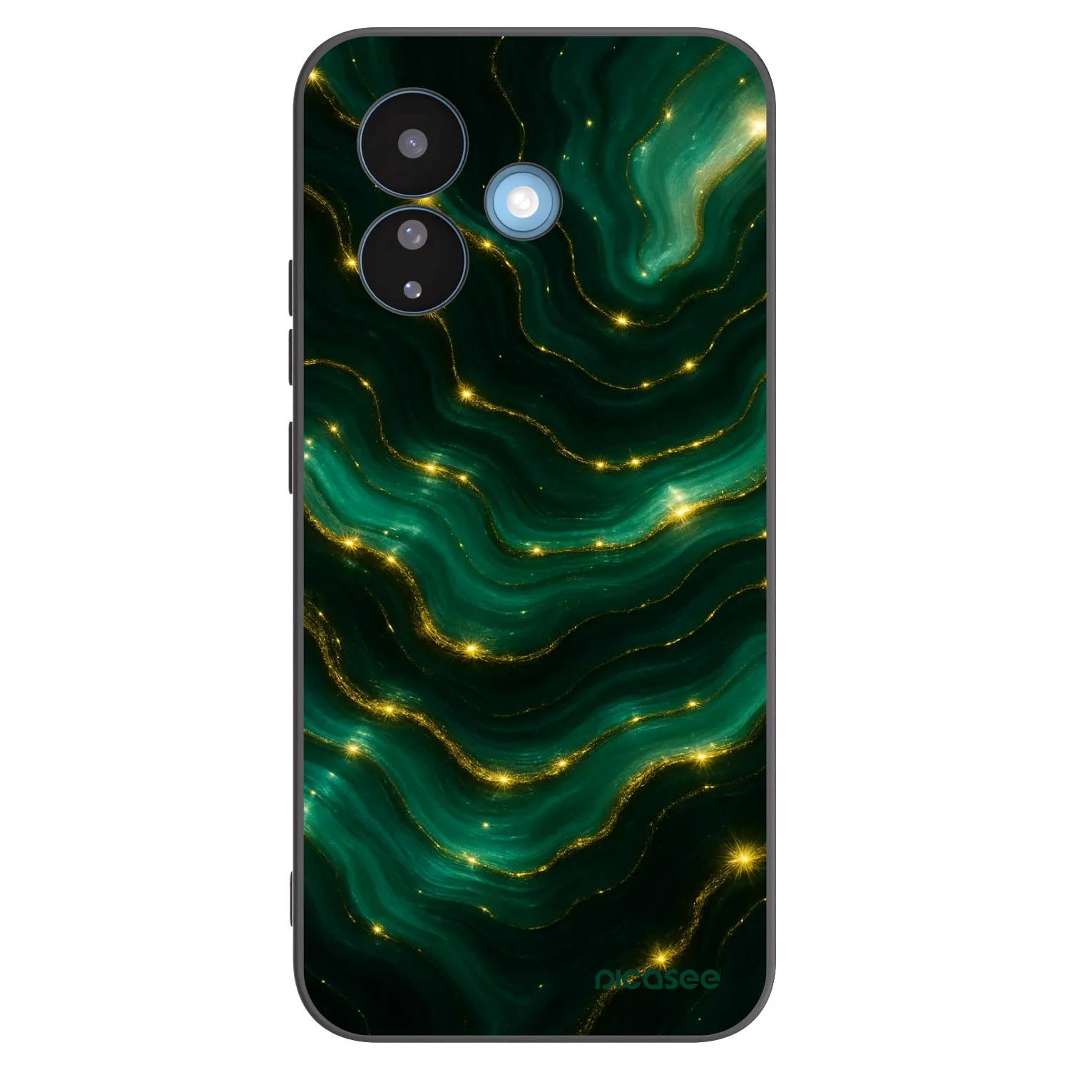 Picasee silikonový černý obal pro Xiaomi Redmi Note 17 Pro 5G - Emerald