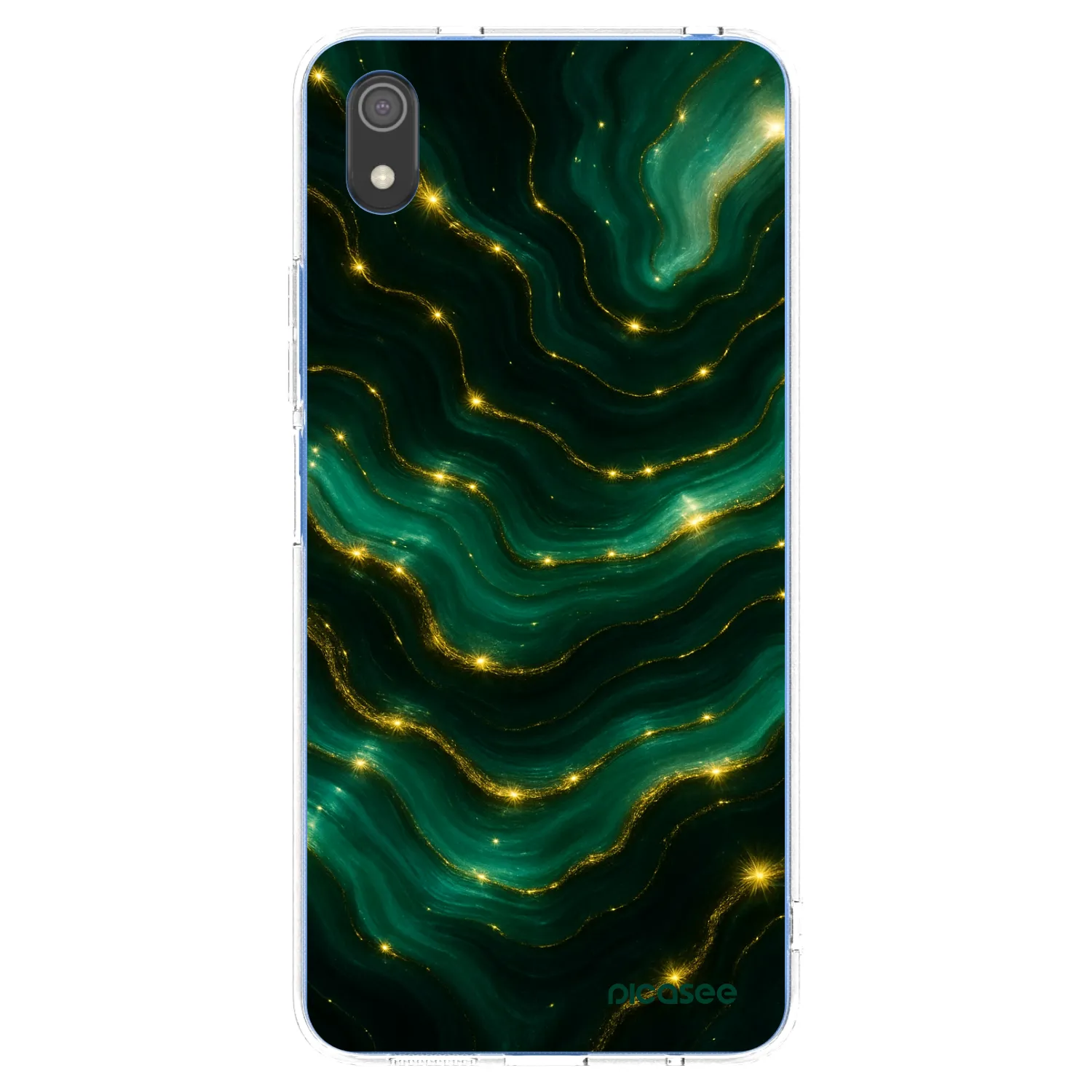 Picasee silikonový průhledný obal pro Xiaomi Redmi 7A - Emerald