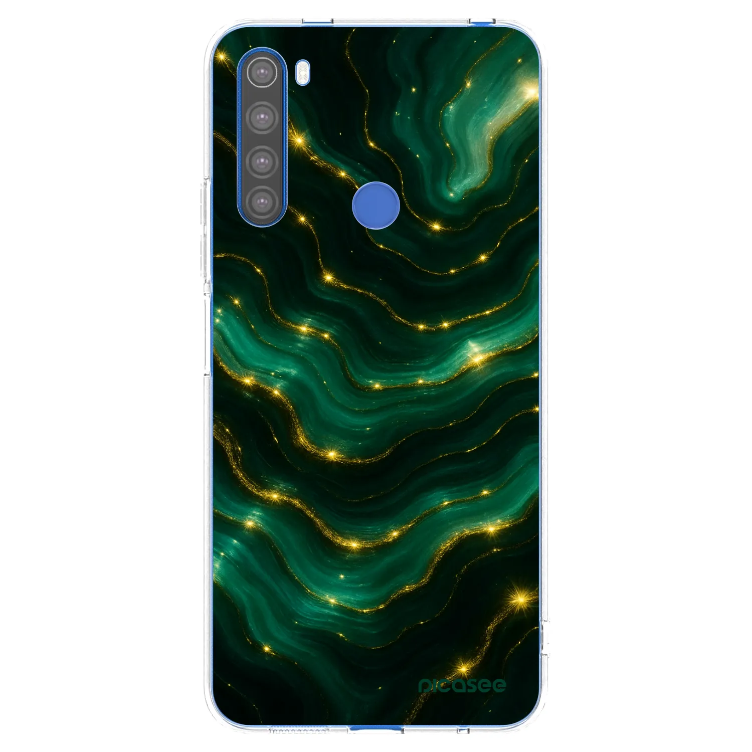 Picasee silikonový průhledný obal pro Xiaomi Redmi Note 8T - Emerald