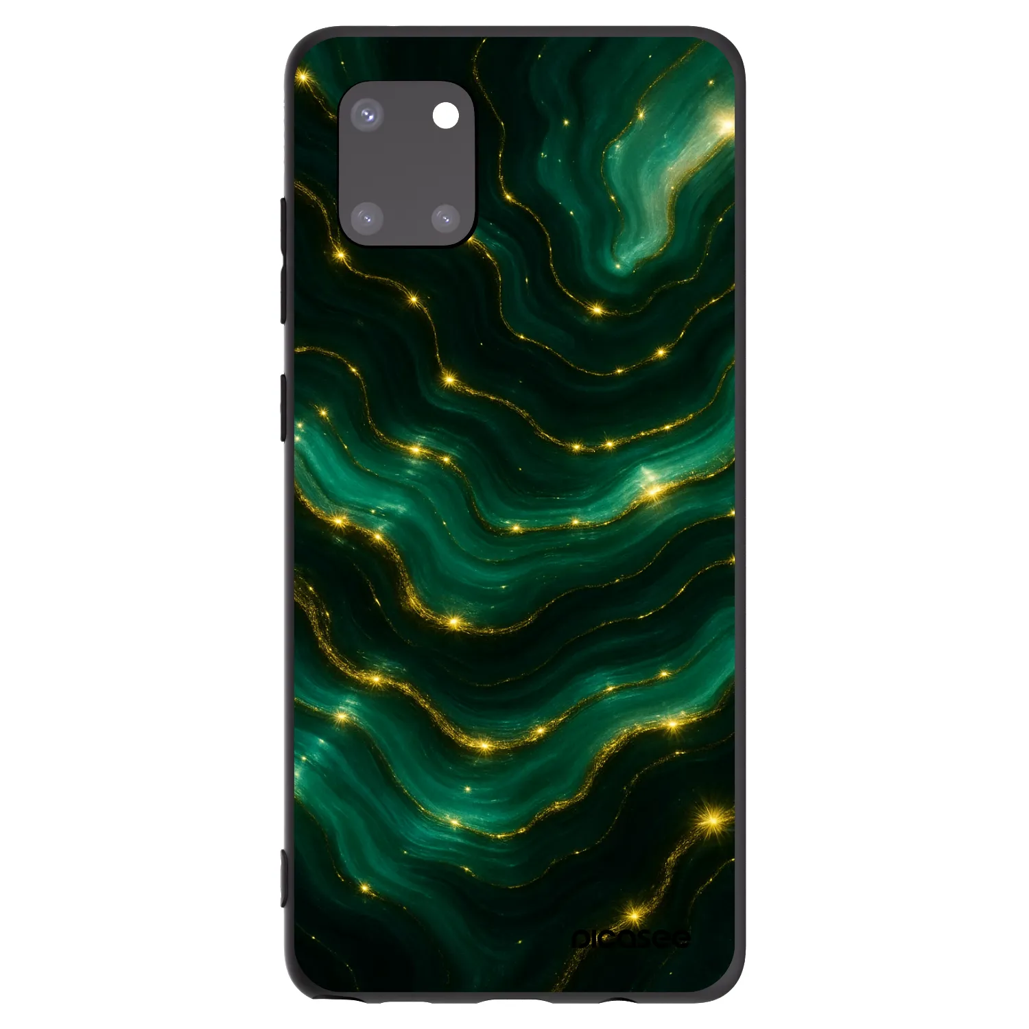 Picasee silikonový černý obal pro Samsung Galaxy Note 10 Lite N770F - Emerald