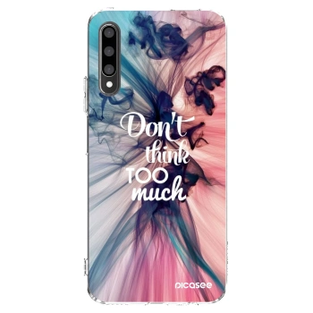 Picasee silikonový průhledný obal pro Honor 9X Pro - Nemysli tolik