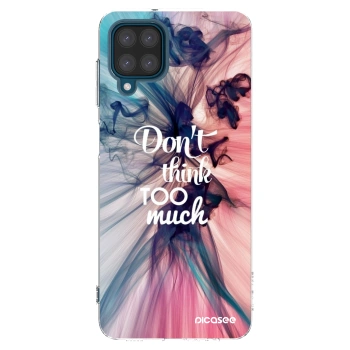 Picasee silikonový průhledný obal pro Samsung Galaxy A12 A125F - Nemysli tolik