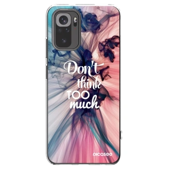 Picasee silikonový průhledný obal pro Xiaomi Redmi Note 10S - Nemysli tolik