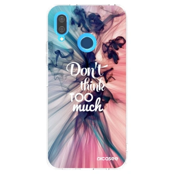 Picasee silikonový průhledný obal pro Huawei P20 Lite - Nemysli tolik