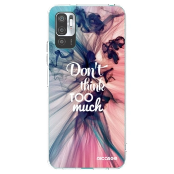 Picasee silikonový průhledný obal pro Xiaomi Redmi Note 10 5G - Nemysli tolik