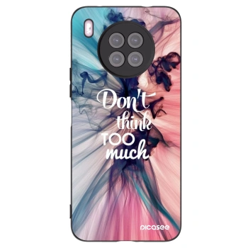 Picasee silikonový černý obal pro Huawei Nova 8i - Nemysli tolik