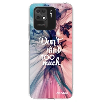 Picasee silikonový průhledný obal pro Xiaomi Redmi 10C - Nemysli tolik