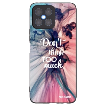 Picasee silikonový černý obal pro Honor X8 4G - Nemysli tolik