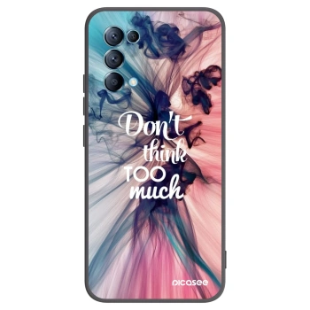 Picasee silikonový černý obal pro OPPO Reno 5 5G - Nemysli tolik