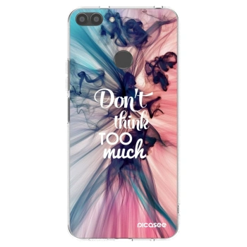 Picasee silikonový průhledný obal pro Huawei P Smart - Nemysli tolik