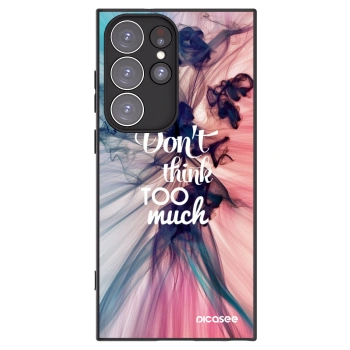 Picasee silikonový černý obal pro Samsung Galaxy S23 Ultra 5G - Nemysli tolik