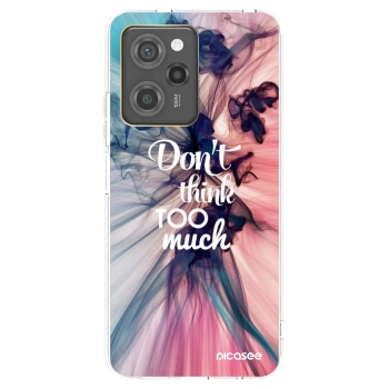 Picasee silikonový průhledný obal pro Xiaomi Poco X5 Pro - Nemysli tolik
