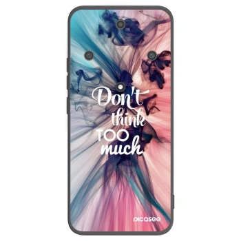Picasee silikonový černý obal pro Honor Magic5 Lite 5G - Nemysli tolik