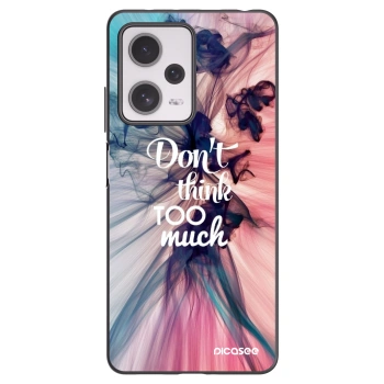 Picasee silikonový černý obal pro Xiaomi Redmi Note 12 Pro+ 5G - Nemysli tolik