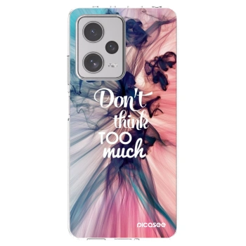 Picasee silikonový průhledný obal pro Xiaomi Redmi Note 12 Pro+ 5G - Nemysli tolik