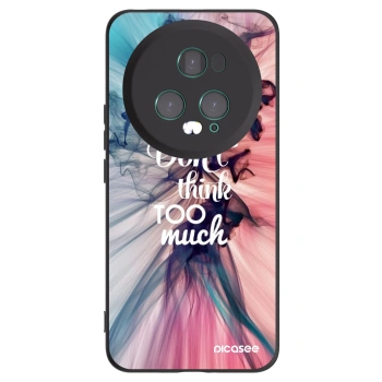 Picasee silikonový černý obal pro Honor Magic5 Pro - Nemysli tolik