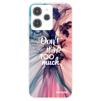 Picasee silikonový průhledný obal pro Xiaomi Redmi 12 4G - Nemysli tolik