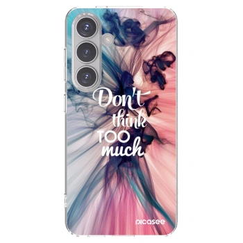 Picasee silikonový průhledný obal pro Samsung Galaxy S24 S921B 5G - Nemysli tolik