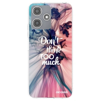 Picasee silikonový průhledný obal pro Xiaomi Redmi 12 5G - Nemysli tolik