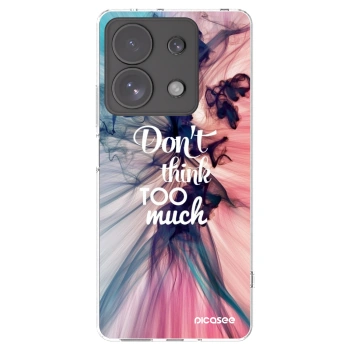 Picasee silikonový průhledný obal pro Xiaomi Redmi Note 13 Pro 4G - Nemysli tolik