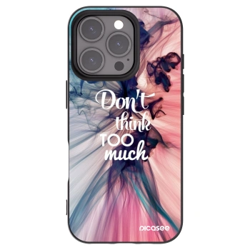 Picasee silikonový černý obal pro Apple iPhone 16 Pro - Nemysli tolik