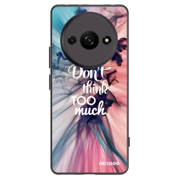 Picasee silikonový černý obal pro Xiaomi Redmi A3 - Nemysli tolik